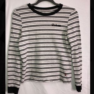 long sleeve striped dickies shirt